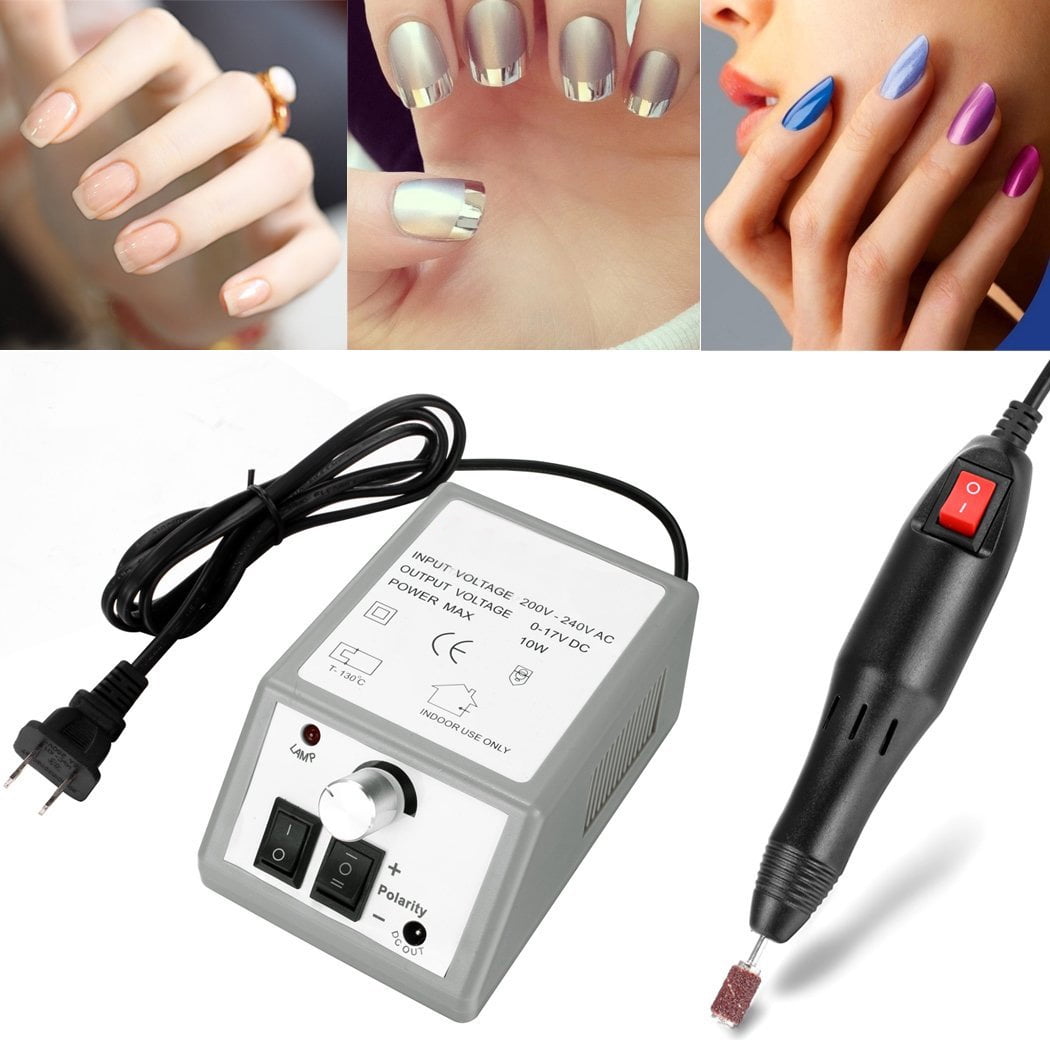 Electric Nail Drill Kit,rechargeable Cordless Professional Nail File  Machine,portable Pedicure Polishing Shape Tools With Ceramic Nail Drill  Bits Set | Fruugo IN